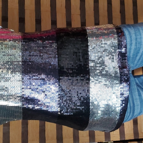 Debbie Shuchat lined sequin top - Picture 4 of 10